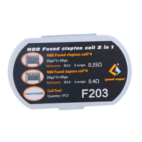 GeekVape N80 Fused Clapton Coil 2 in 1 Set