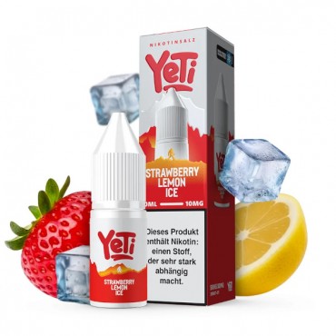 Strawberry Lemon Ice Nikotinsalz Liquid - Yeti Summit