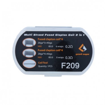 GeekVape Multi Strand Fused Clapton Coil 2 in 1 Set