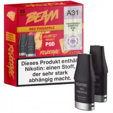 Revoltage Beam Prefilled Pods Red Pineapple