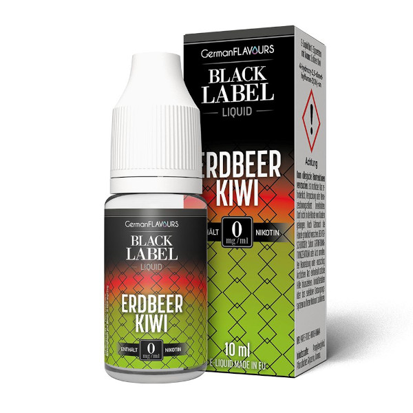 Erdbeer Kiwi Liquid - German Flavours Black Label