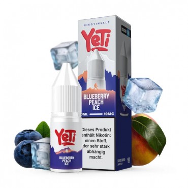 Blueberry Peach Ice Nikotinsalz Liquid - Yeti Summit