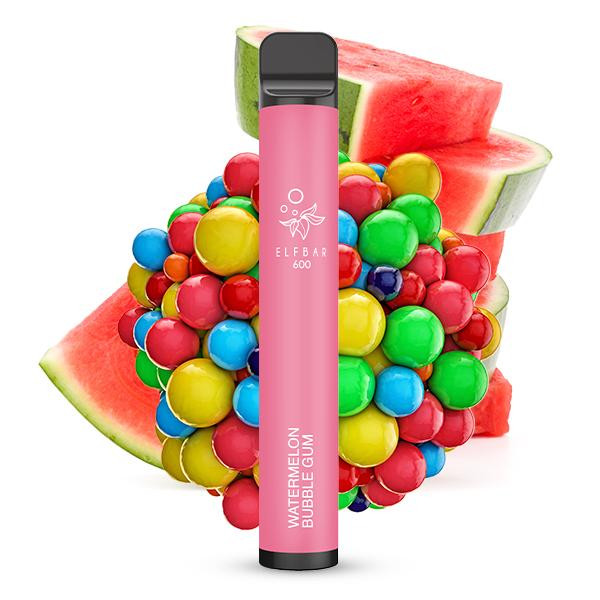 ElfBar 600 Watermelon Bubble Gum Einweg E-Zigarette