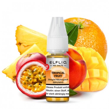 Elfbar Elfliq Tropical Fruit Nikotinsalz Liquid