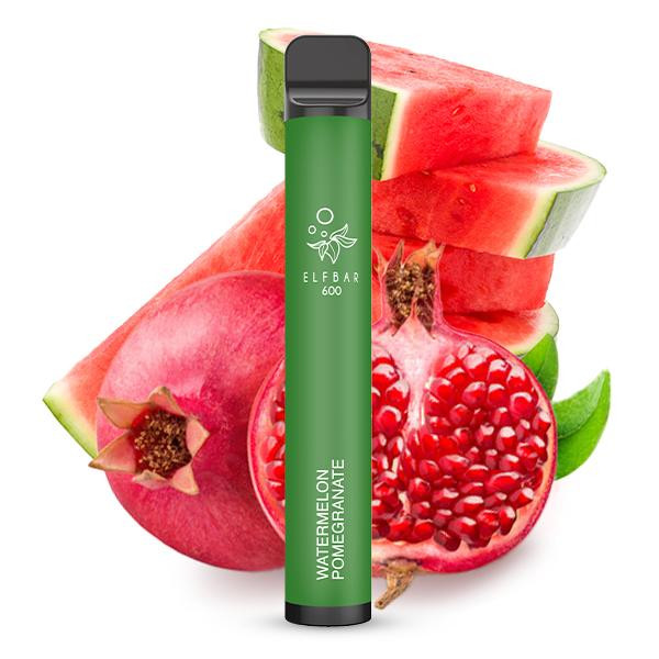 ElfBar 600 Watermelon Pomegranate Einweg E-Zigarette
