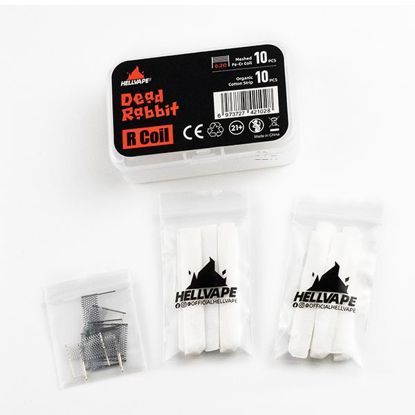 Hellvape Dead Rabbit R M Coil 0,2 Ohm mit Watte