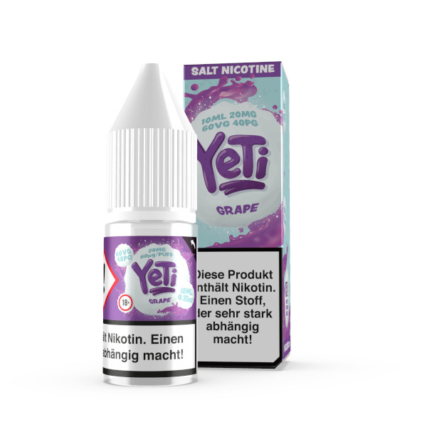 Yeti Nikotinsalz Grape Liquid