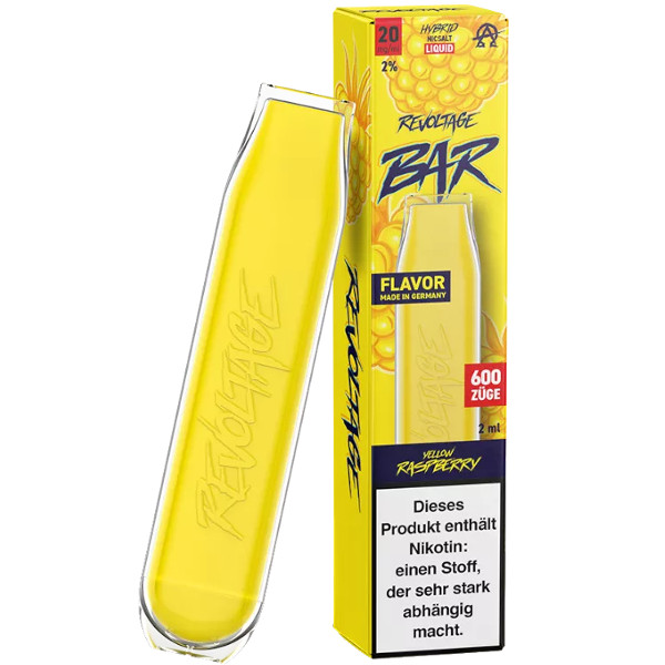 Revoltage Bar Yellow Raspberry Einweg E-Zigarette