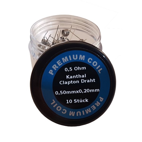 10 Stück 0,20mm um 0,50mm Kanthal A1 Clapton Coil Wicklungen