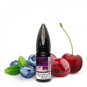 Blue Cherry Burst Nikotinsalz Liquid - Riot Squad Bar Edition