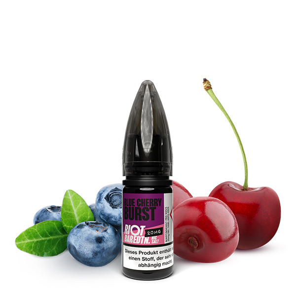 Blue Cherry Burst Nikotinsalz Liquid - Riot Squad Bar Edition