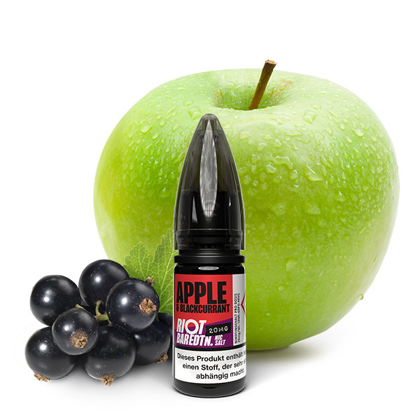 Apple Blackcurrant Nikotinsalz Liquid - Riot Squad Bar Edition
