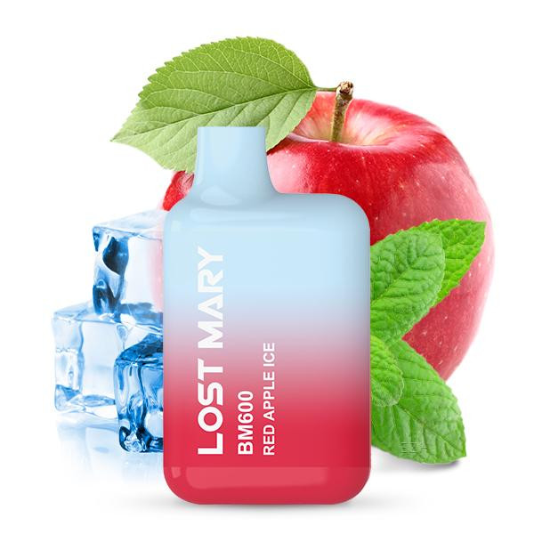 Lost Mary BM600 Red Apple Ice Einweg E-Zigarette