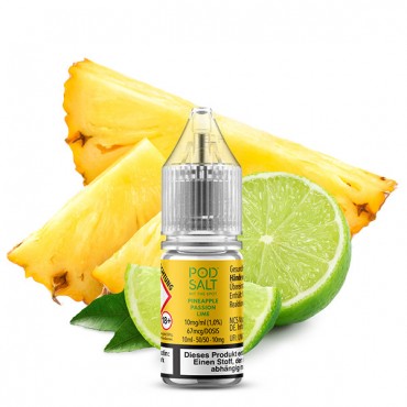 Pineapple Passion Lime Nikotinsalz Liquid - Pod Salt Xtra