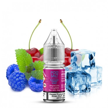 Blue Razz Cherry Blast Nikotinsalz Liquid - Pod Salt Xtra