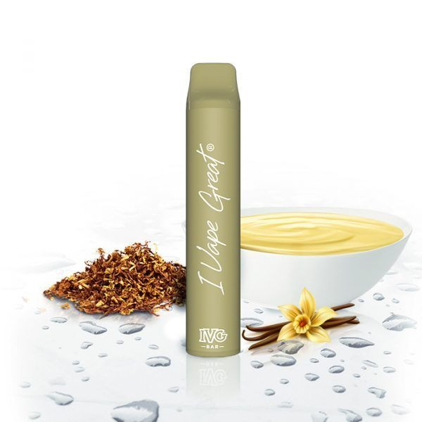 IVG Bar Plus Vanilla Custard Tobacco Einweg E-Zigarette
