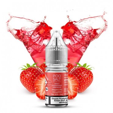 Sweet Strawberry Lemonade Nikotinsalz Liquid - Pod Salt Xtra