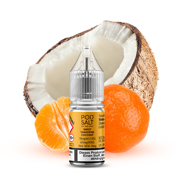 Sweet Tangerine Nikotinsalz Liquid - Pod Salt Xtra
