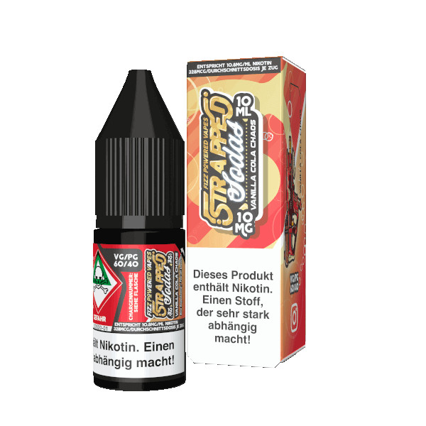 Strapped Soda Vanilla Cola Chaos Nikotinsalz Liquid