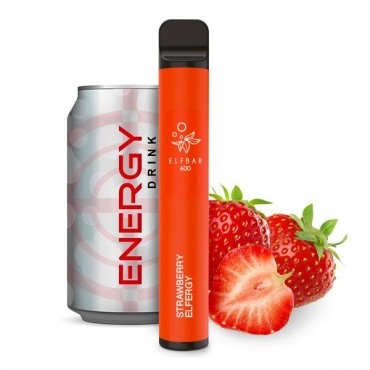 ElfBar 600 Strawberry Elfergy Einweg E-Zigarette