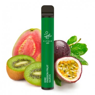 ElfBar 600 Kiwi Passion Fruit Guava Einweg E-Zigarette