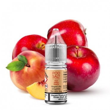Fuji Apple Peach Nikotinsalz Liquid - Pod Salt Xtra