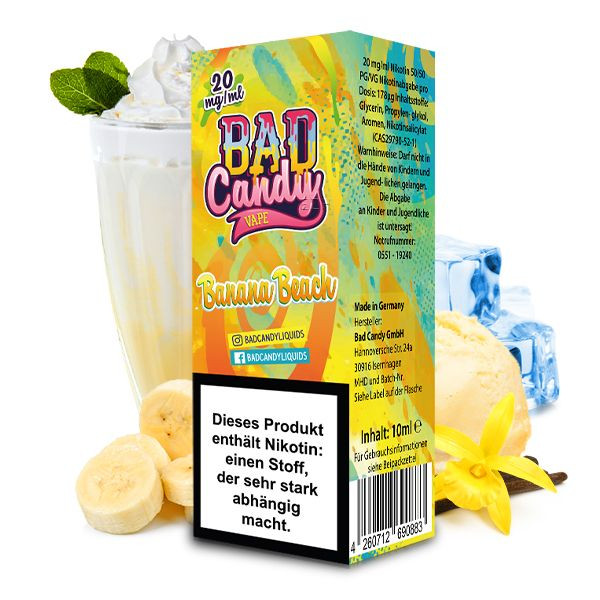 Bad Candy Banana Beach Nikotinsalz Liquid