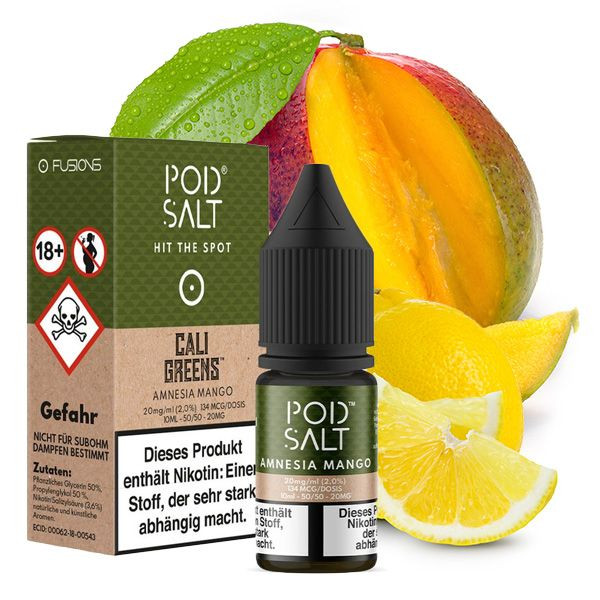 Pod Salt Amnesia Mango Nikotinsalz Liquid