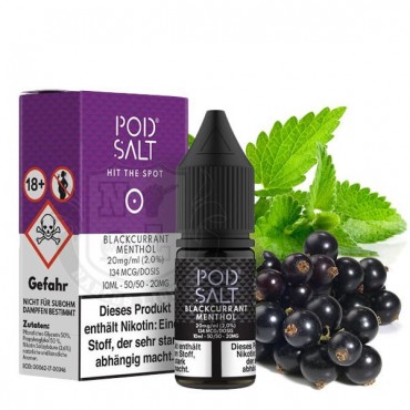 Pod Salt Blackcurrant Menthol Nikotinsalz Liquid