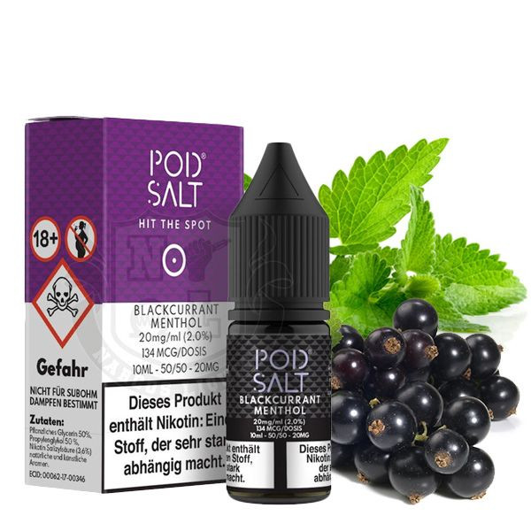 Pod Salt Blackcurrant Menthol Nikotinsalz Liquid