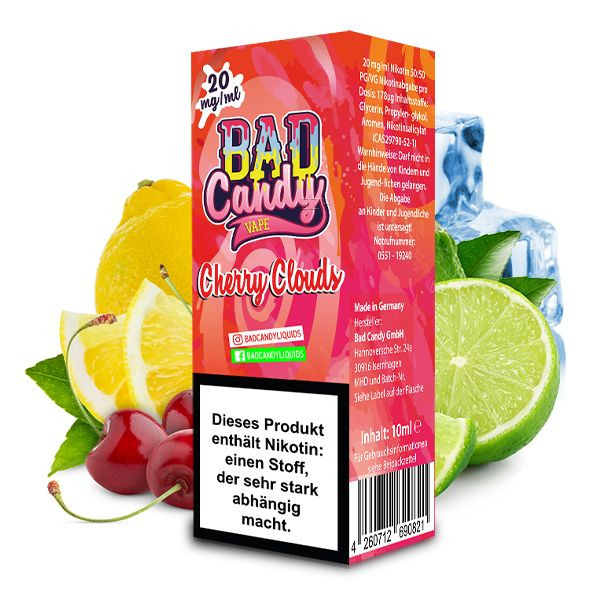 Bad Candy Cherry Clouds Nikotinsalz Liquid