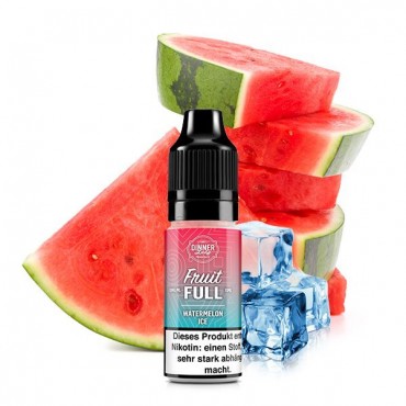 Watermelon Ice Nikotinsalz Liquid - Dinner Lady Fruit Full