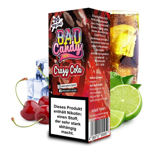 Bad Candy Crazy Cola Nikotinsalz Liquid