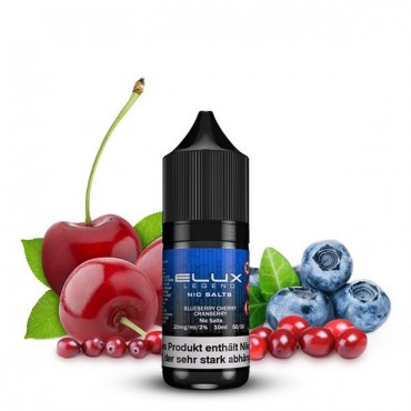 Blueberry Cherry Cranberry - Elux Nikotinsalz Liquid