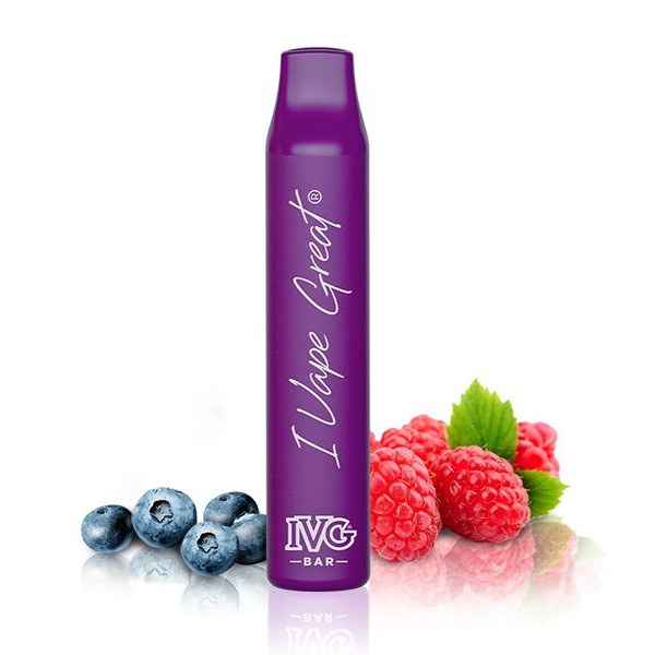 IVG Bar Plus Blueberry Sour Raspberry Einweg E-Zigarette