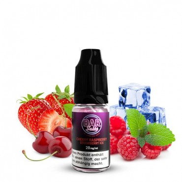 Cherry Raspberry Strawberry Ice Nikotinsalz Liquid - Vampire Vape Bar Salts