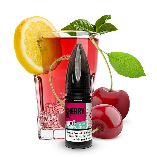 Cherry Fizz Nikotinsalz Liquid - Riot Squad Bar Edition