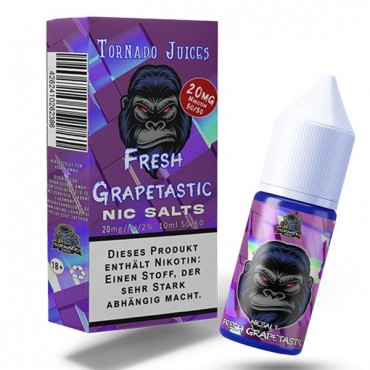 Fresh Grapetastic Nikotinsalz Liquid - Tornado Juices