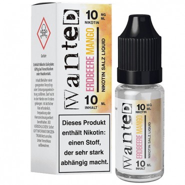 Erdbeere Mango Nikotinsalz Liquid - Wanted