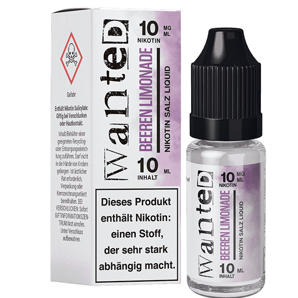 Wanted Beeren Limonade Nikotinsalz Liquid