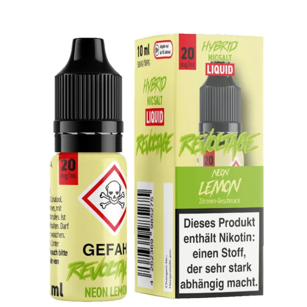 Neon Lemon Nikotinsalz Liquid - Revoltage