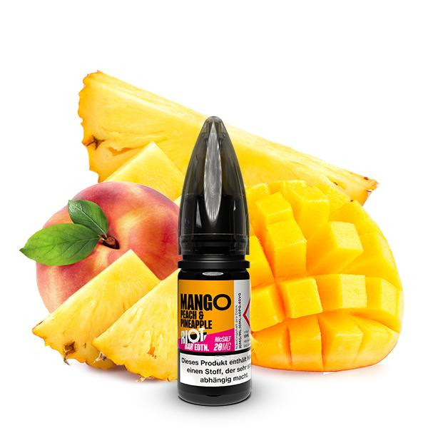Mango Peach Pineapple Nikotinsalz Liquid - Riot Squad Bar Edition