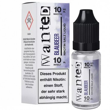 Wanted Blaubeer Nikotinsalz Liquid