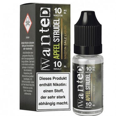Apfelstrudel Nikotinsalz Liquid - Wanted