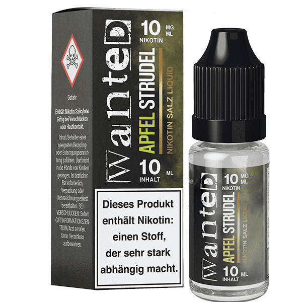Apfelstrudel Nikotinsalz Liquid - Wanted