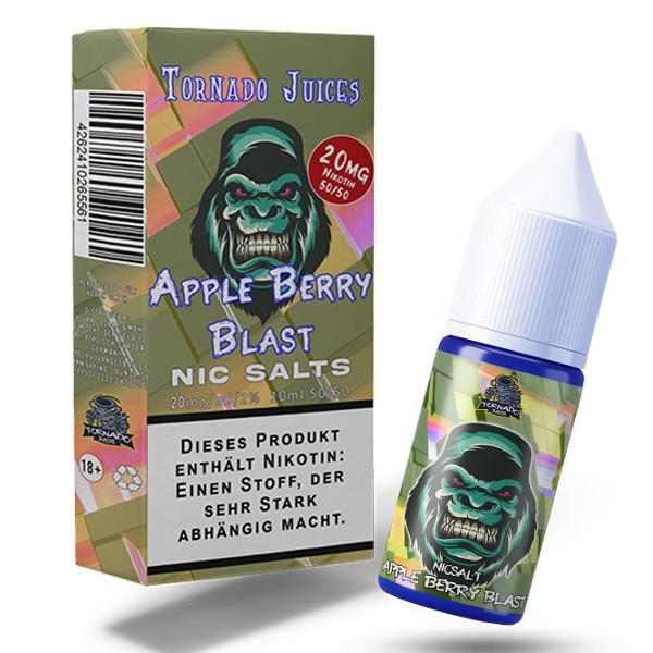 Apple Berry Blast Nikotinsalz Liquid - Tornado Juices