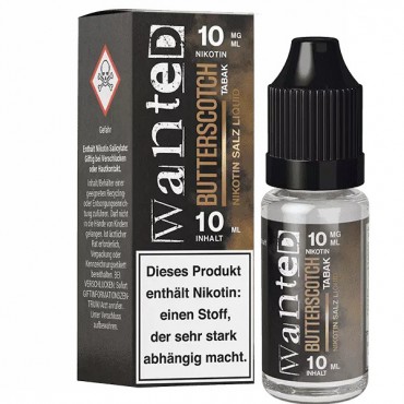 Butterscotch Tabak Nikotinsalz Liquid - Wanted