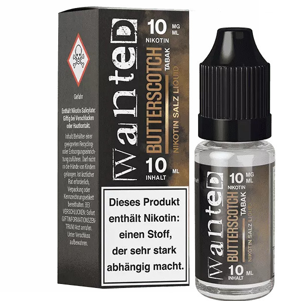 Butterscotch Tabak Nikotinsalz Liquid - Wanted