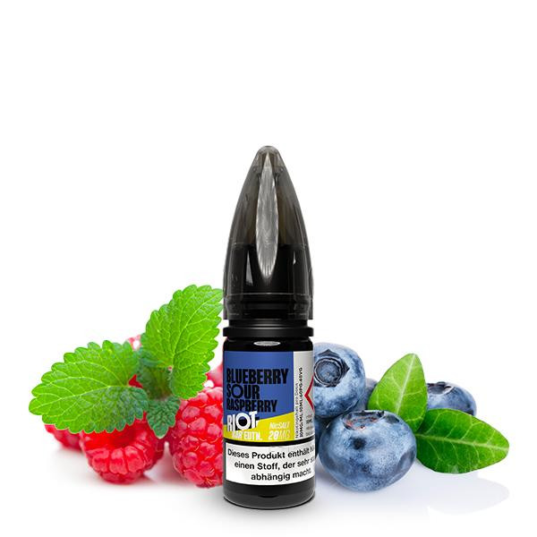 Blueberry Sour Raspberry Nikotinsalz Liquid - Riot Squad Bar Edition