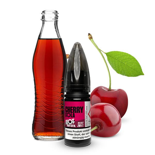 Cherry Cola Nikotinsalz Liquid - Riot Squad Bar Edition